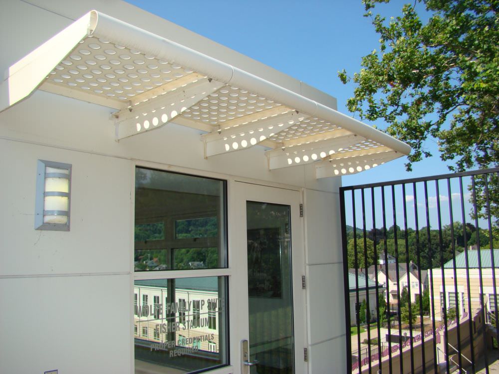 Perforated Sunshade @ Lafavette College in Pa.DSC01663